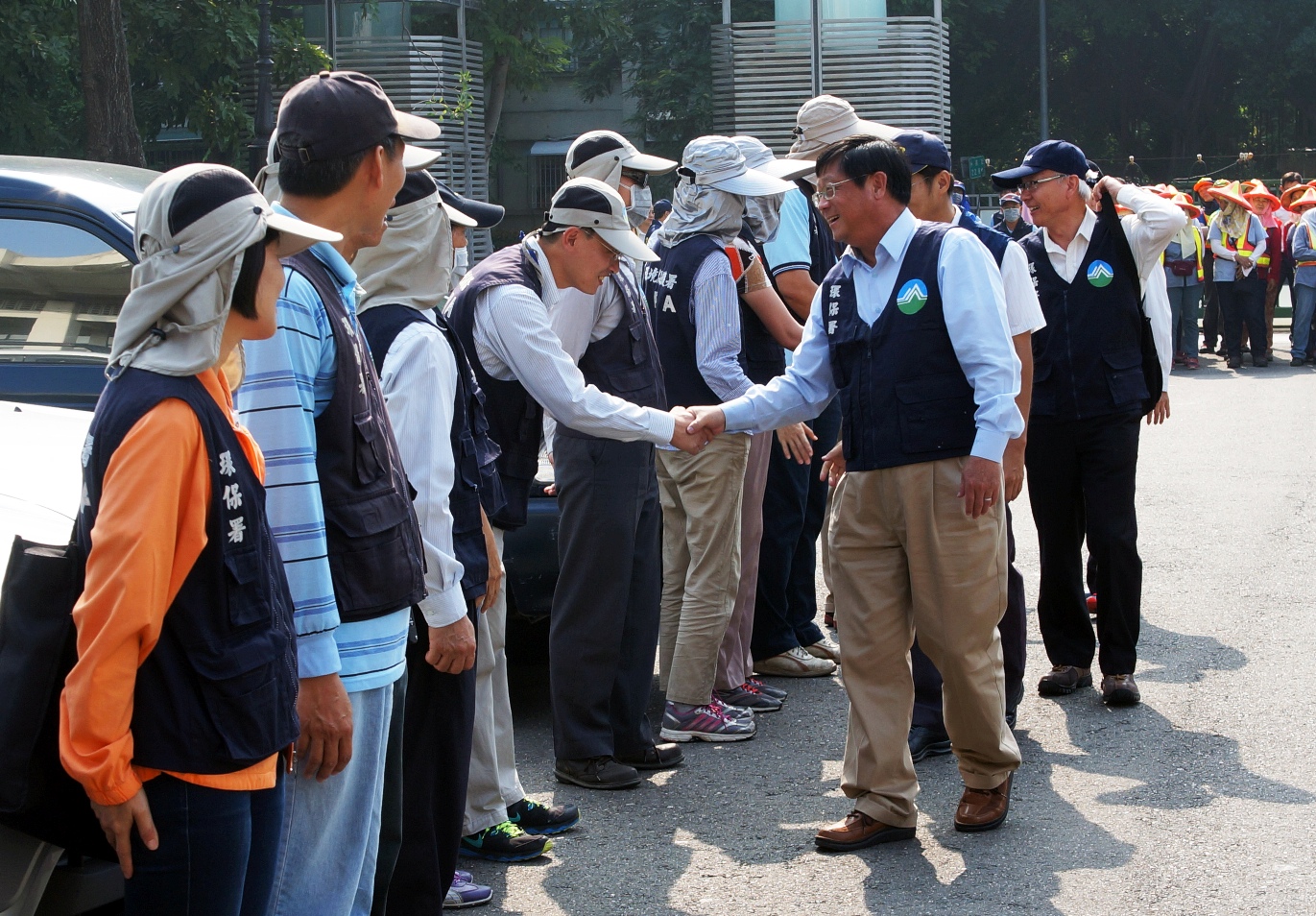 張副署長及蕭總隊長慰勉督察同仁辛勞.JPG