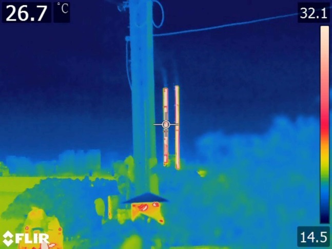 1070430新聞相片-107年1月22日上午以紅外線熱顯像儀(FLIR)高科技科學儀器於廠外蒐證照片.jpg