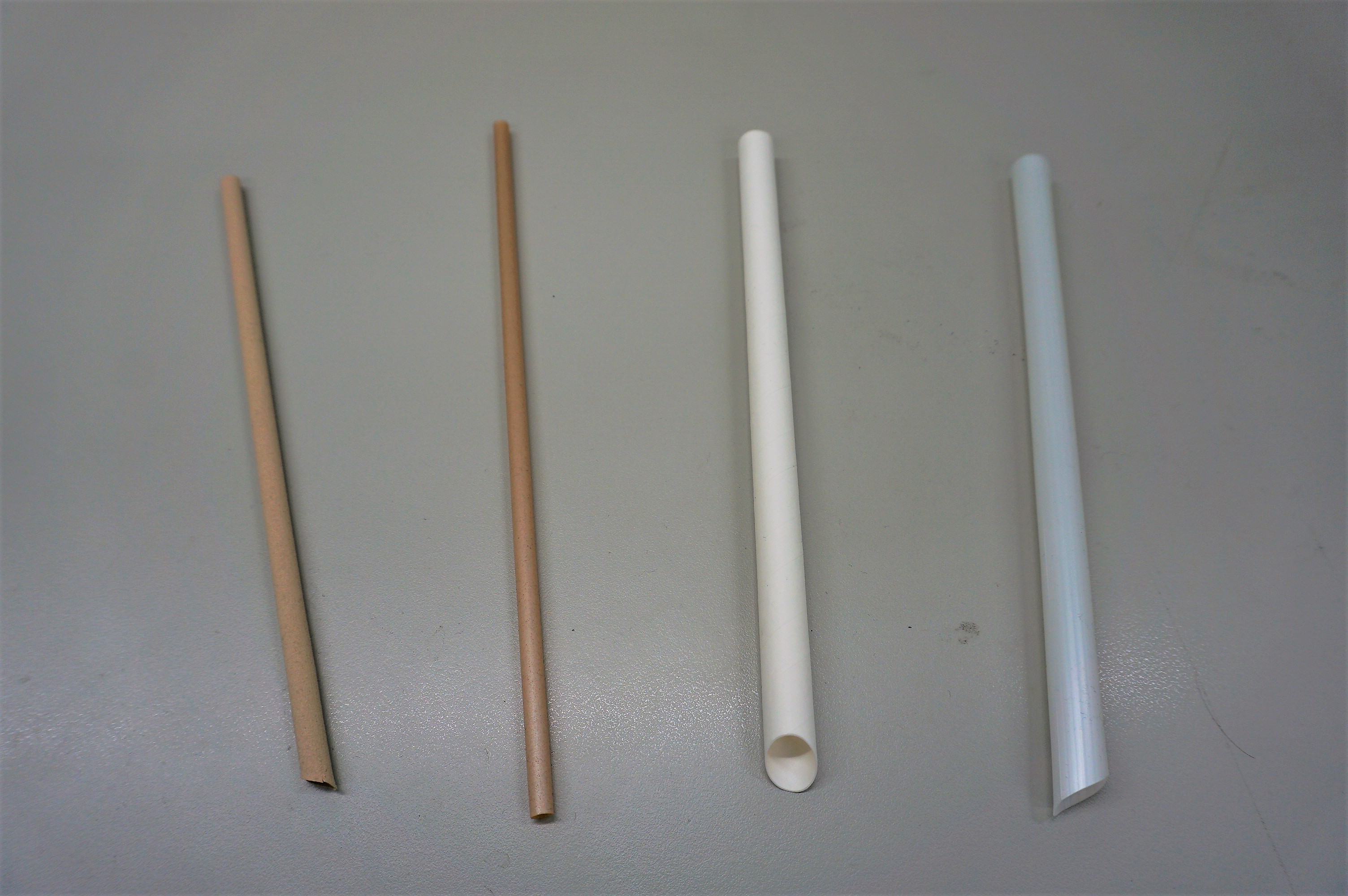 1080501照片-一次用替代吸管(左至右為竹纖維、甘蔗渣、紙、PLA).JPG
