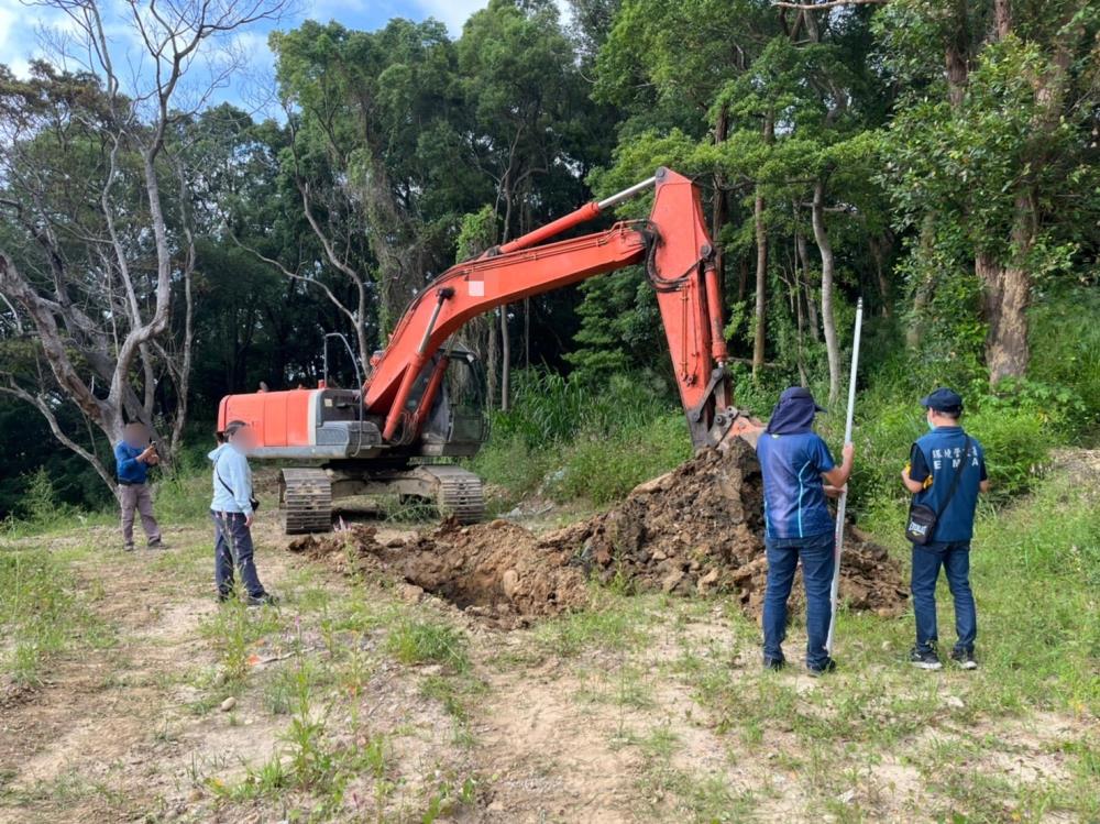 營建廢棄土棄置地點開挖釐清