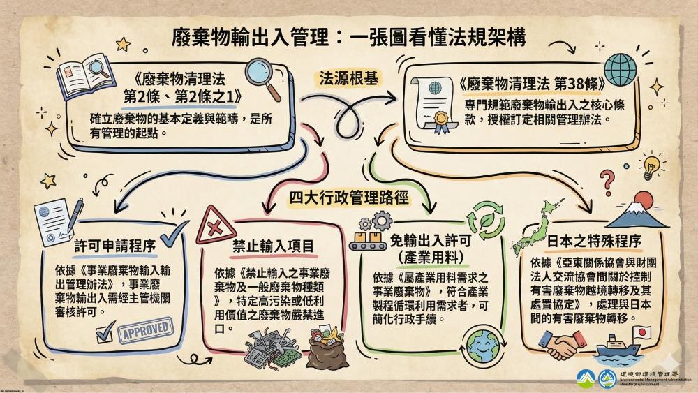 跨部會聯手斬斷非法廢棄物輸出入！環境部與海關嚴守邊境，最高重罰千萬