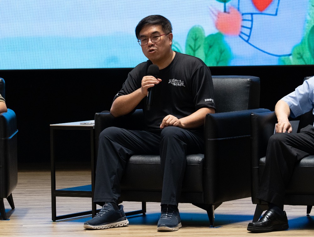 01.環境部彭啓明部長致詞並參與綜合座談
