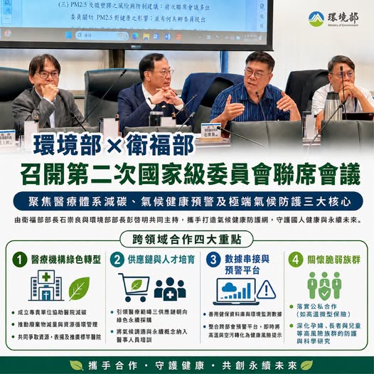 【高溫、空污來襲！衛福部 🤝 環境部攜手打造健康防護網】