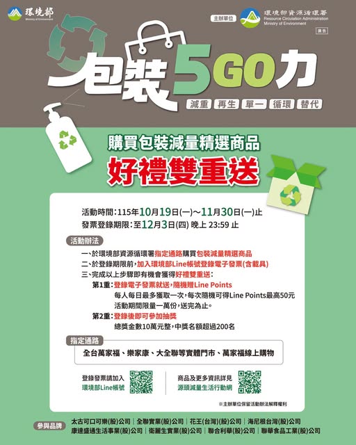 包裝減量5go力