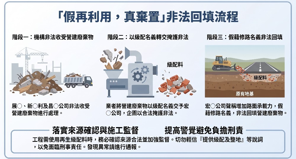假再利用真棄置案流程圖