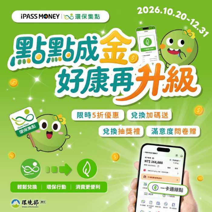 iPASS MONEY × 環保集點